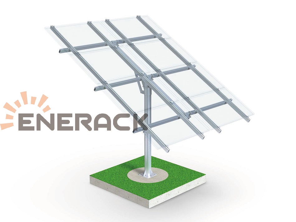 Pole solar mounting system