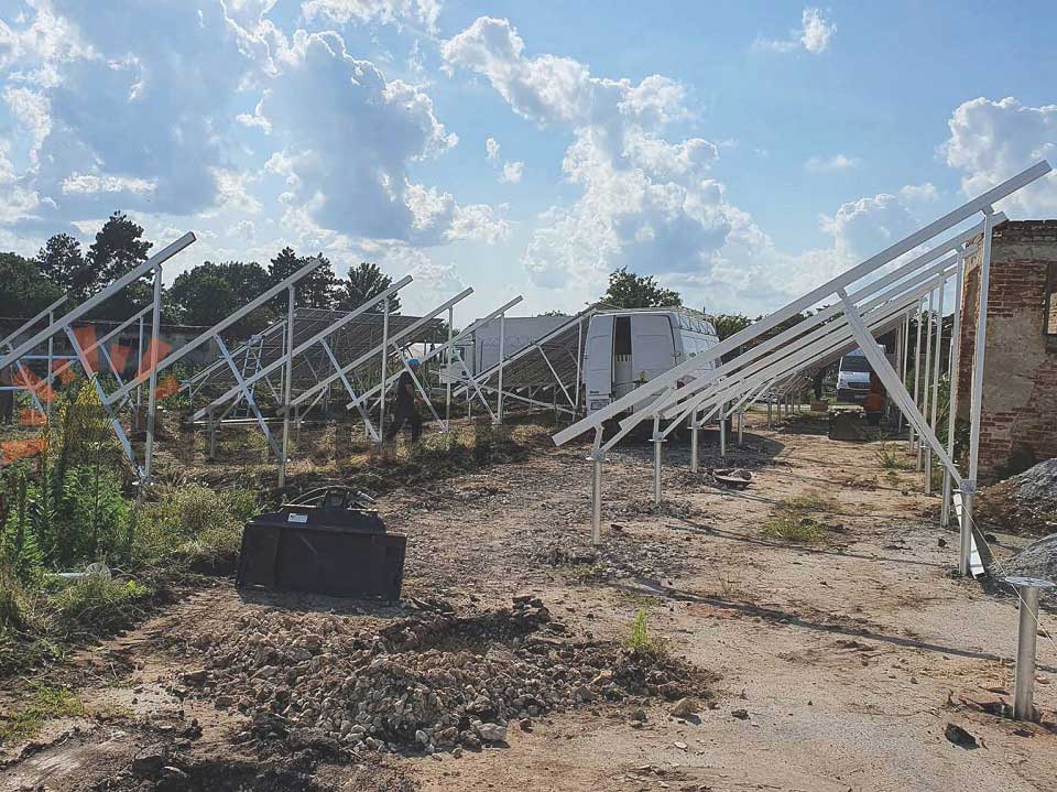 ground solar mounting system