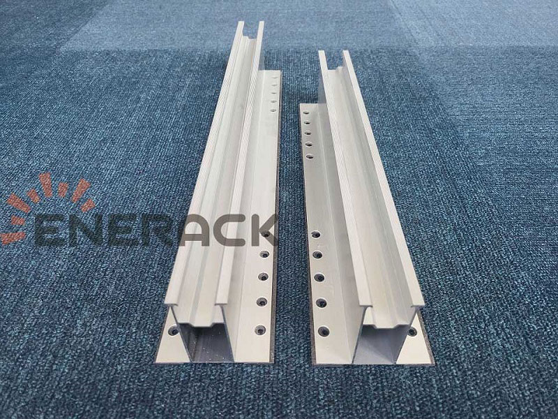 Mini rail for trapezoidal sheet metal