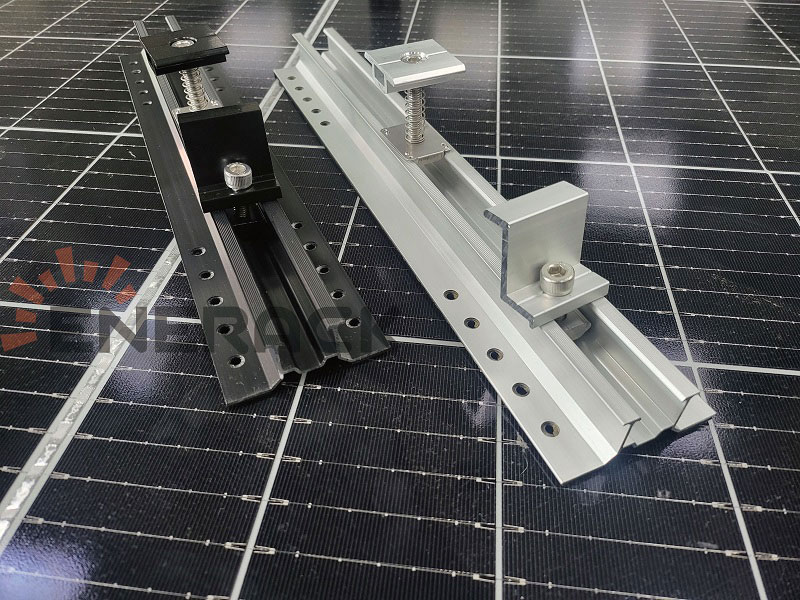 Mini rail for trapezoidal sheet metal