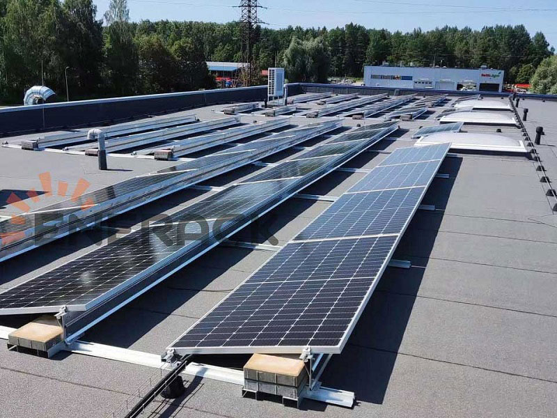 Ballasted solar mounting system