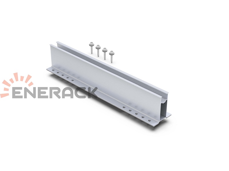 Mini rail for trapezoidal sheet metal