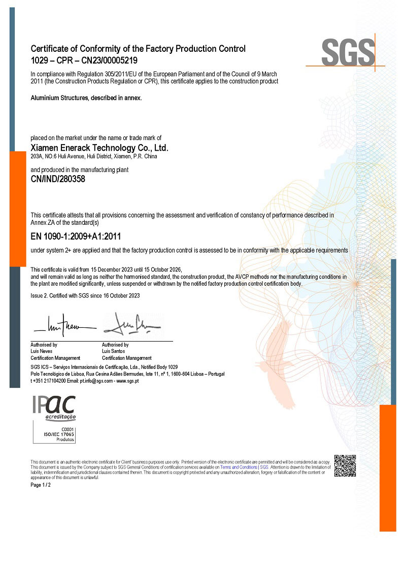 EN 1090 Certifications