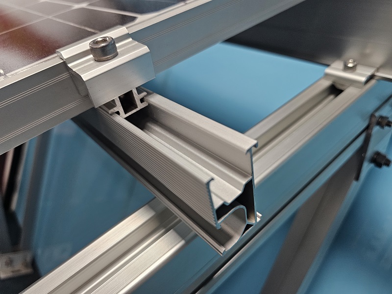 solar aluminum adjustable end clamp