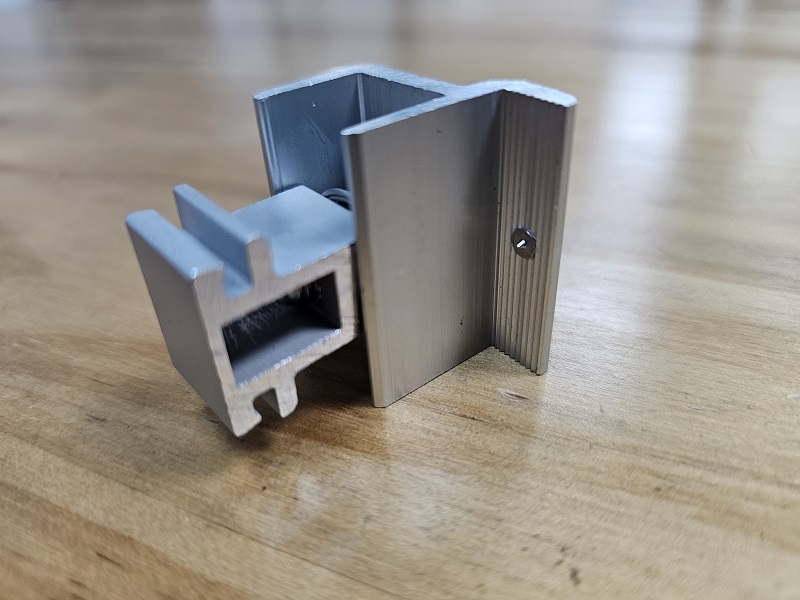 solar aluminum adjustable end clamp