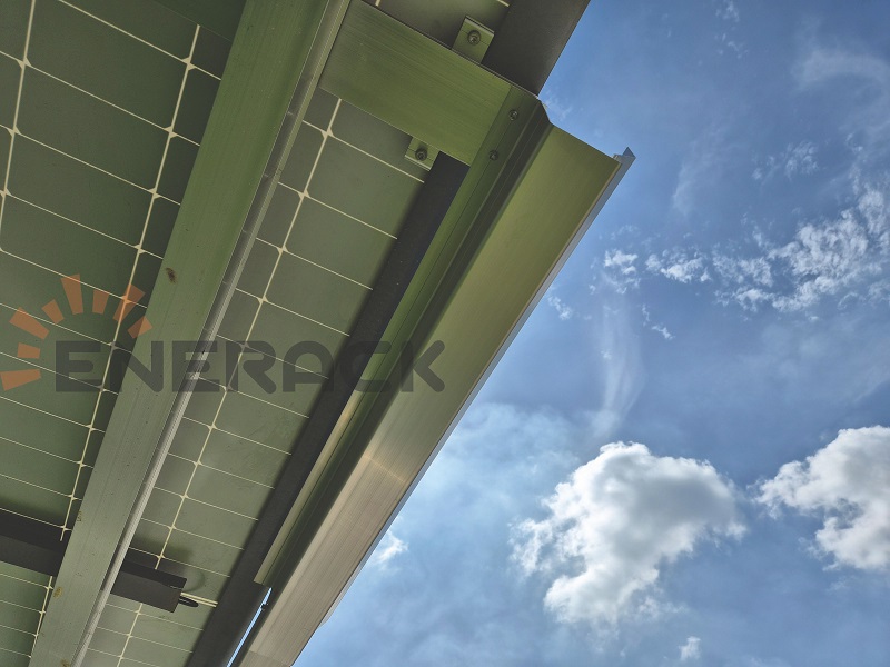 Waterproof carport gutter