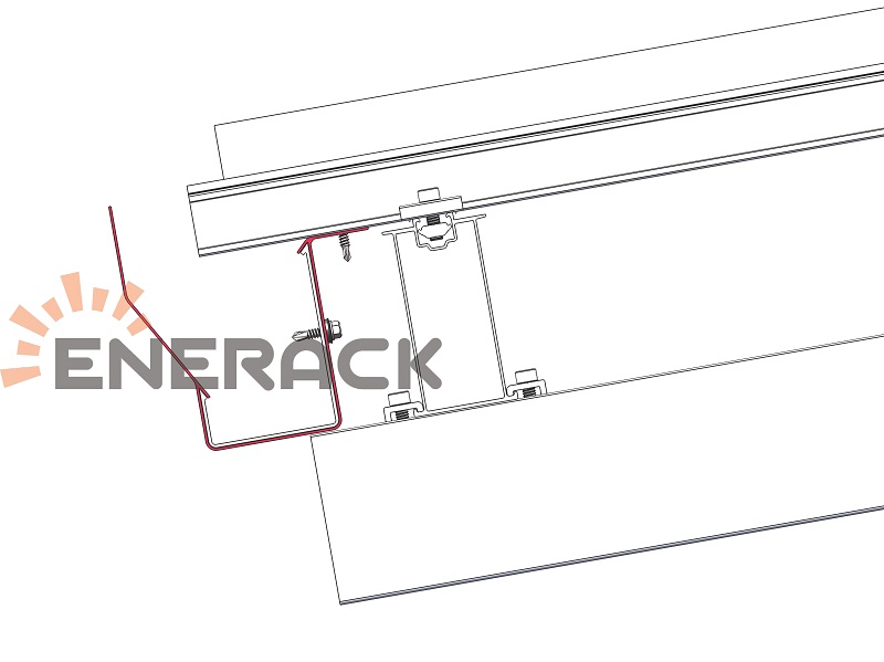 Waterproof carport gutter