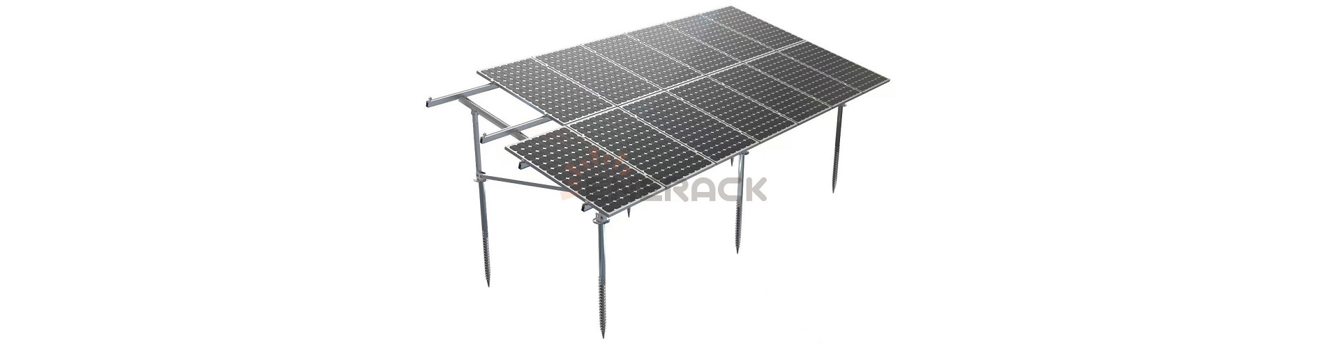 Aluminum GI Iron,Alluminium Ground Based Solar Panel Mounting Structure,  Bearable Wind Speed: 160 Kmph, Thickness: 2 - 5 Mm at Rs 6/watt in Faridabad