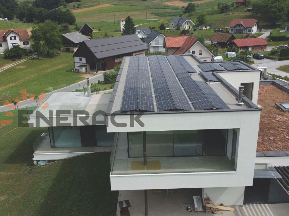 35KW East & West ballasted system in Slovenia