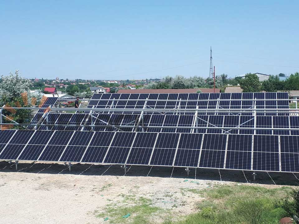 100KW Standard ground mounting system in Romania