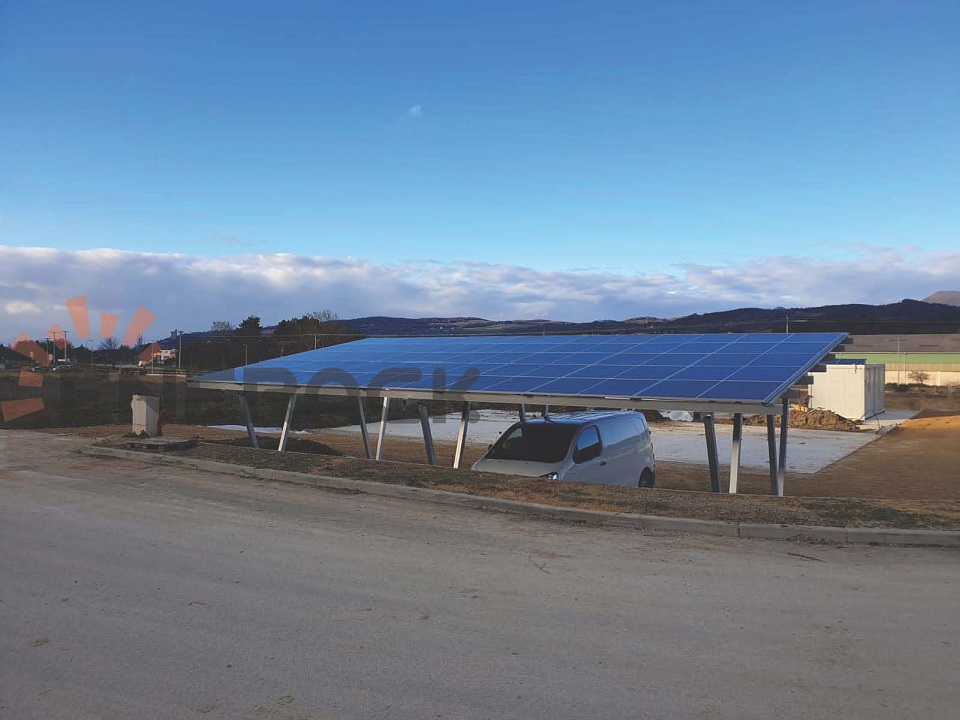 15KW Waterproof carport solar mounting system in France