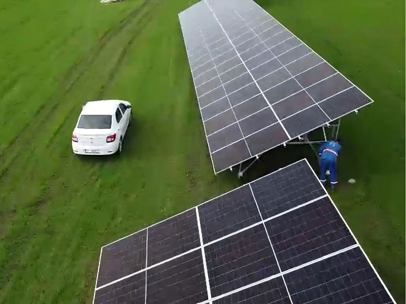 Enerack standard ground mounting system project