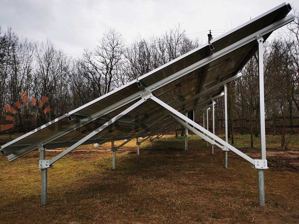 10KW Standard ground mounting system in Hungary