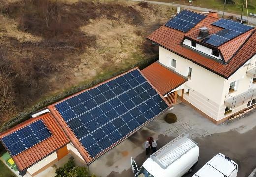 15KW T20 tile roof hook system in Slovenia