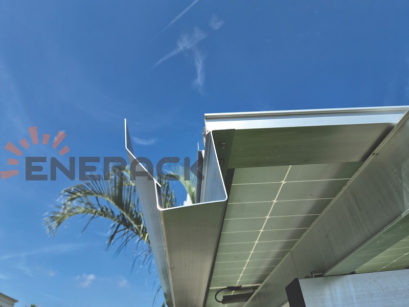 Waterproof carport gutter