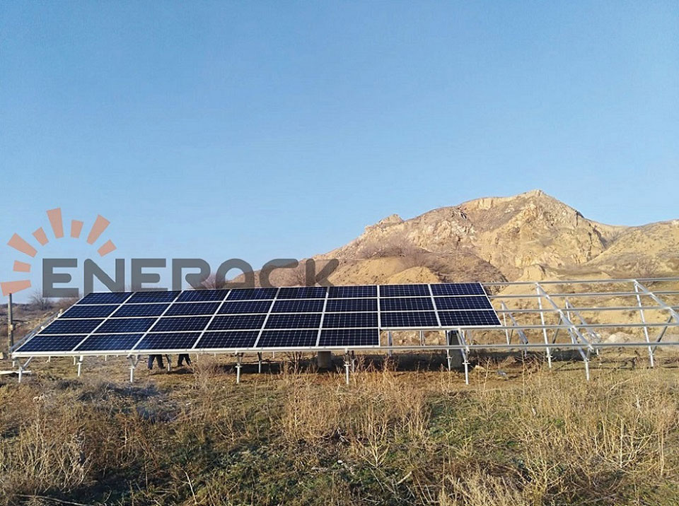54KW Standard ground mounting system in Romania