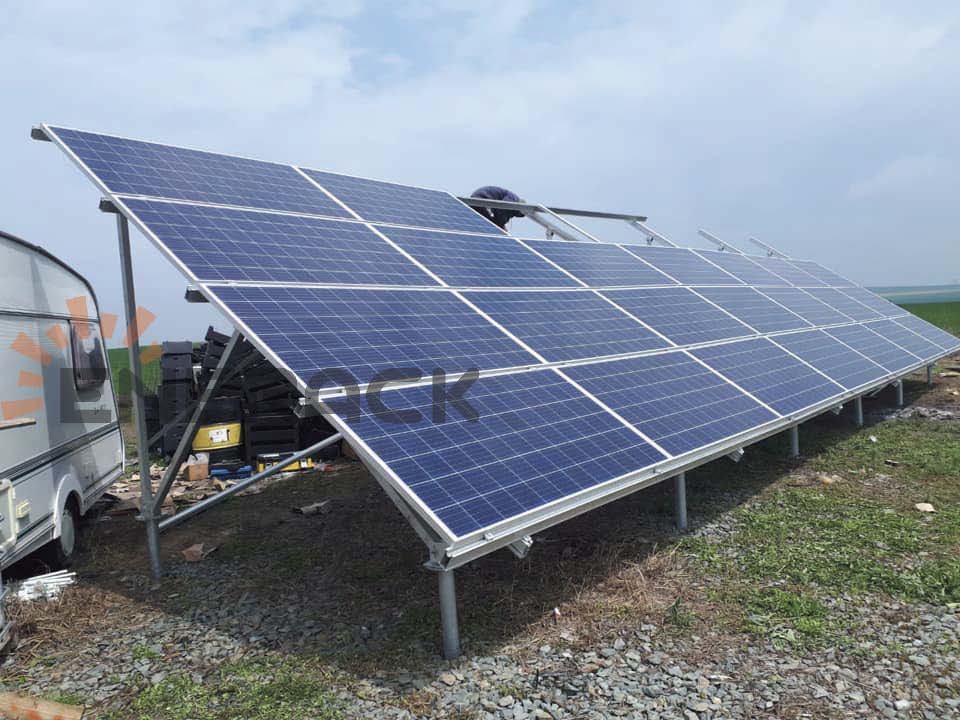 10.5KW Standard ground mounting system in Romania