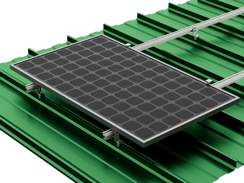 KR-18 metal roof standing seam clamp installation