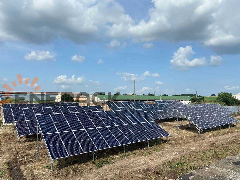 100KW Standard ground mounting system in Bulgaria