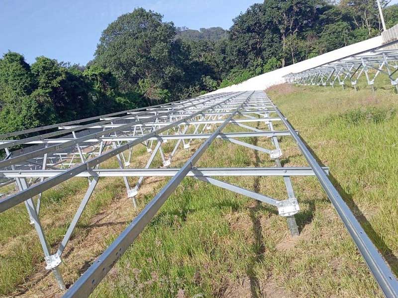ZAM ground solar mounting systems case in Guatemala