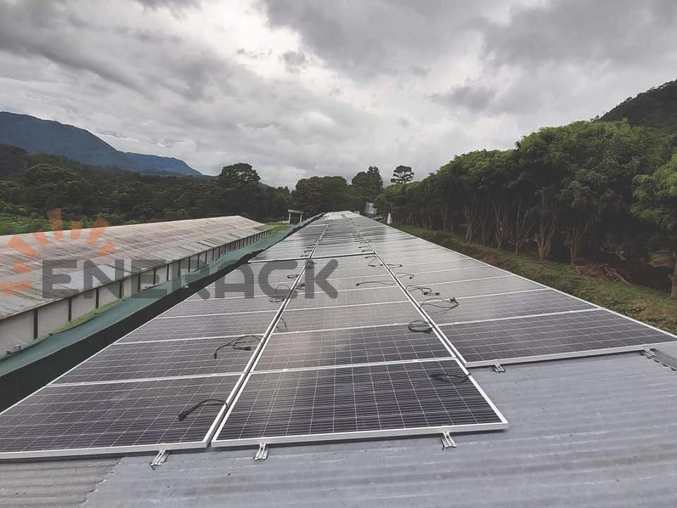 50KW 26mm Mini rail for trapezoidal sheet metal in Guatemala