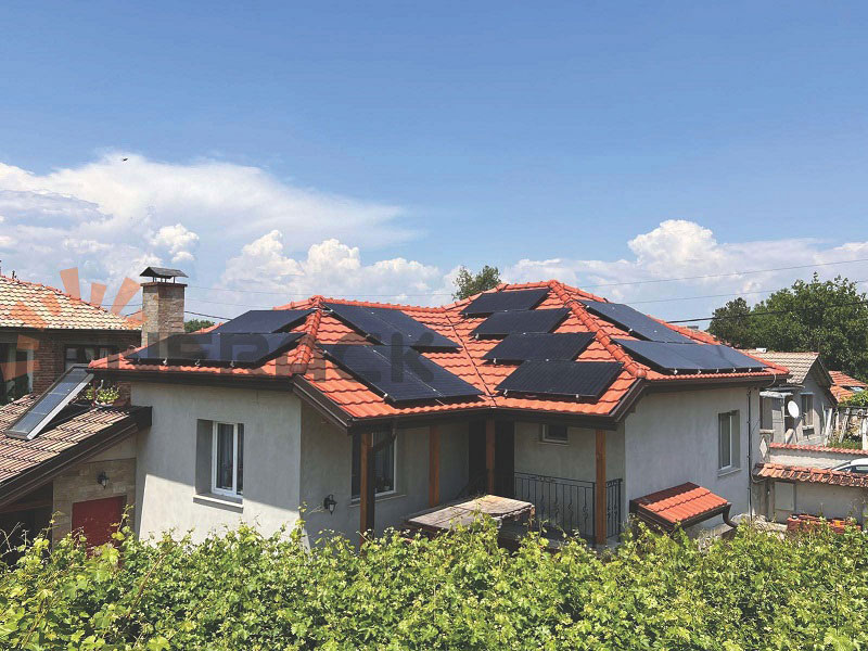 Tile roof installation case