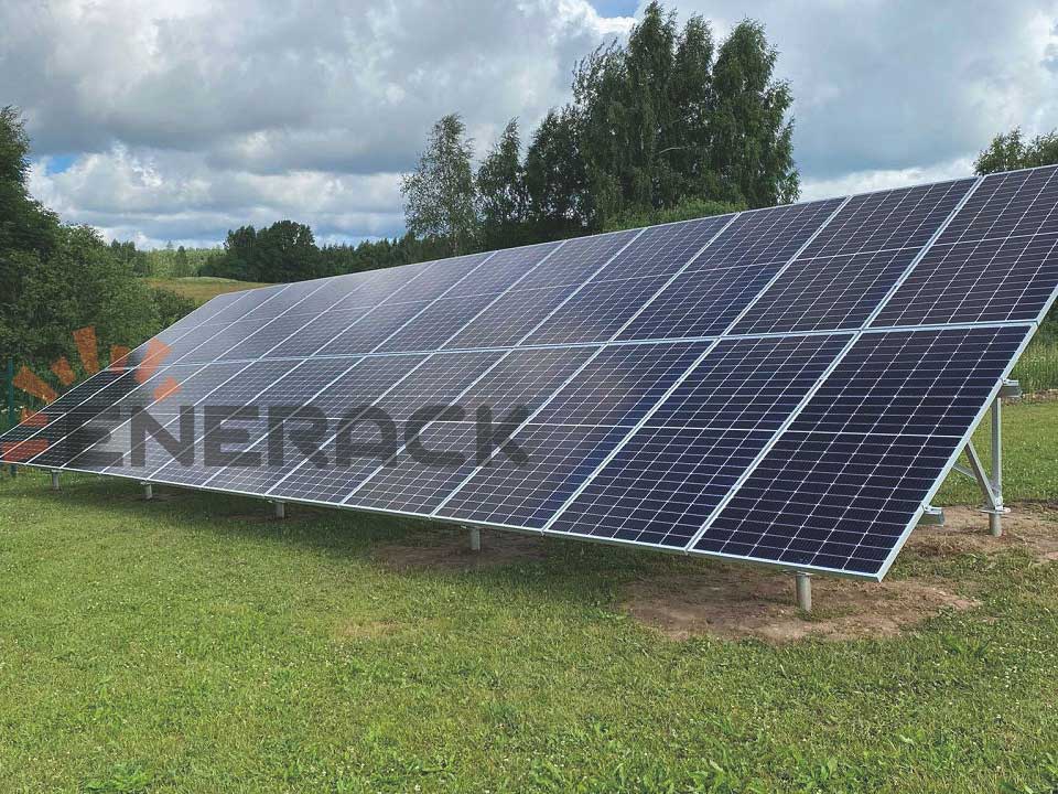 12KW Standard ground mounting system in Latvia