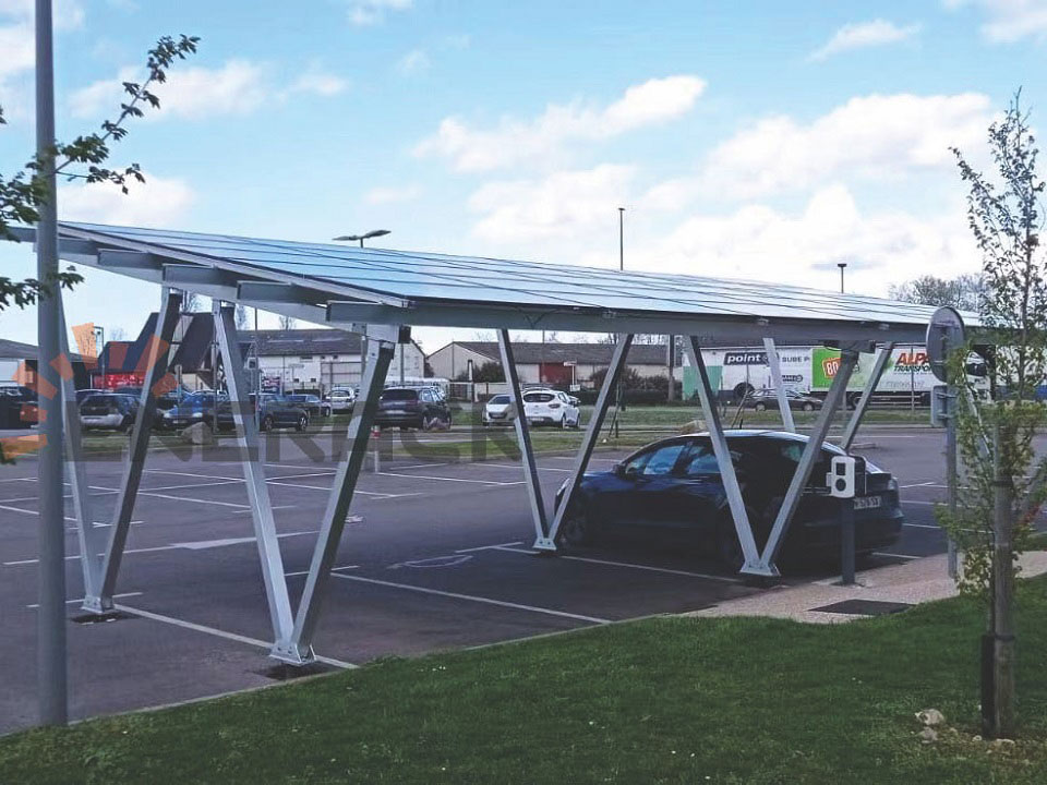 15KW Waterproof carport solar mounting system in France