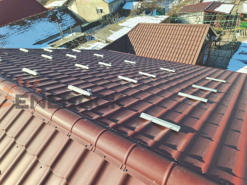 10KW 26mm Mini rail for corrugated plastic tile in Romania