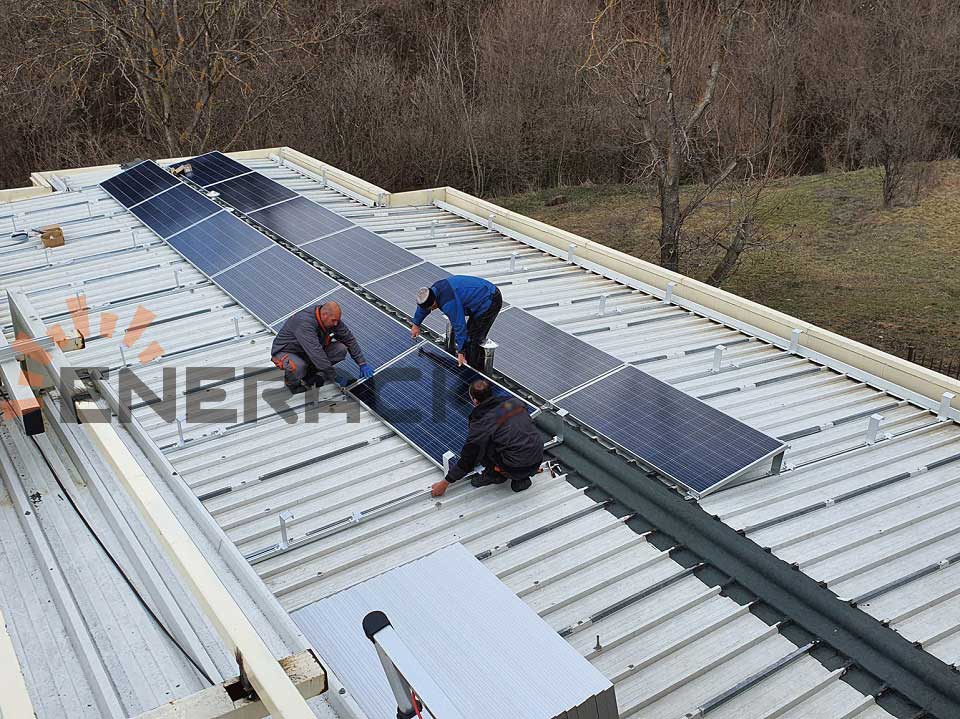 15KW Tilt roof system in Bulgaria