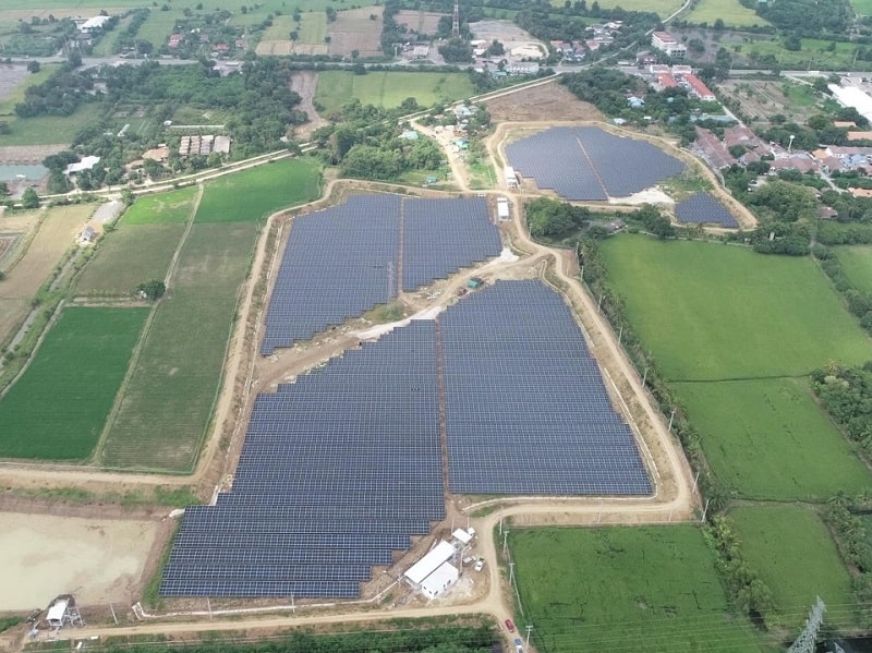 8.7MW ground mounting systems in Thailand